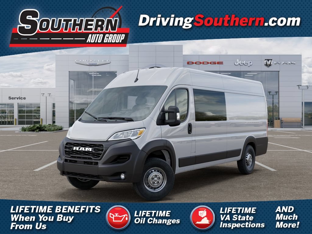 New 2025 RAM ProMaster 3500 w/ Crew Van Package