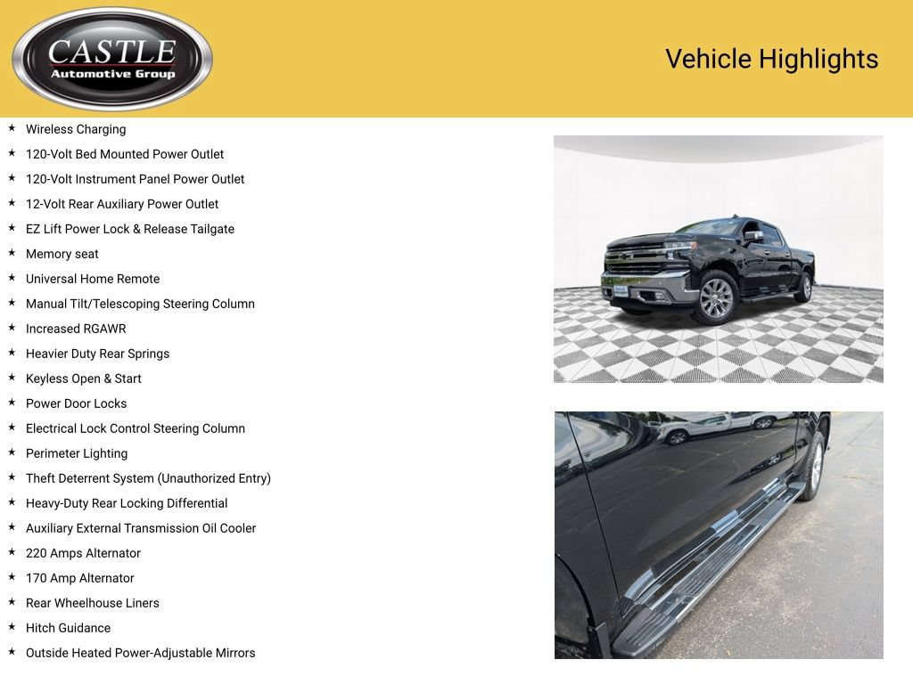 Used 2019 Chevrolet Silverado 1500 LTZ w/ LTZ Plus Package AWD/4WD image 19