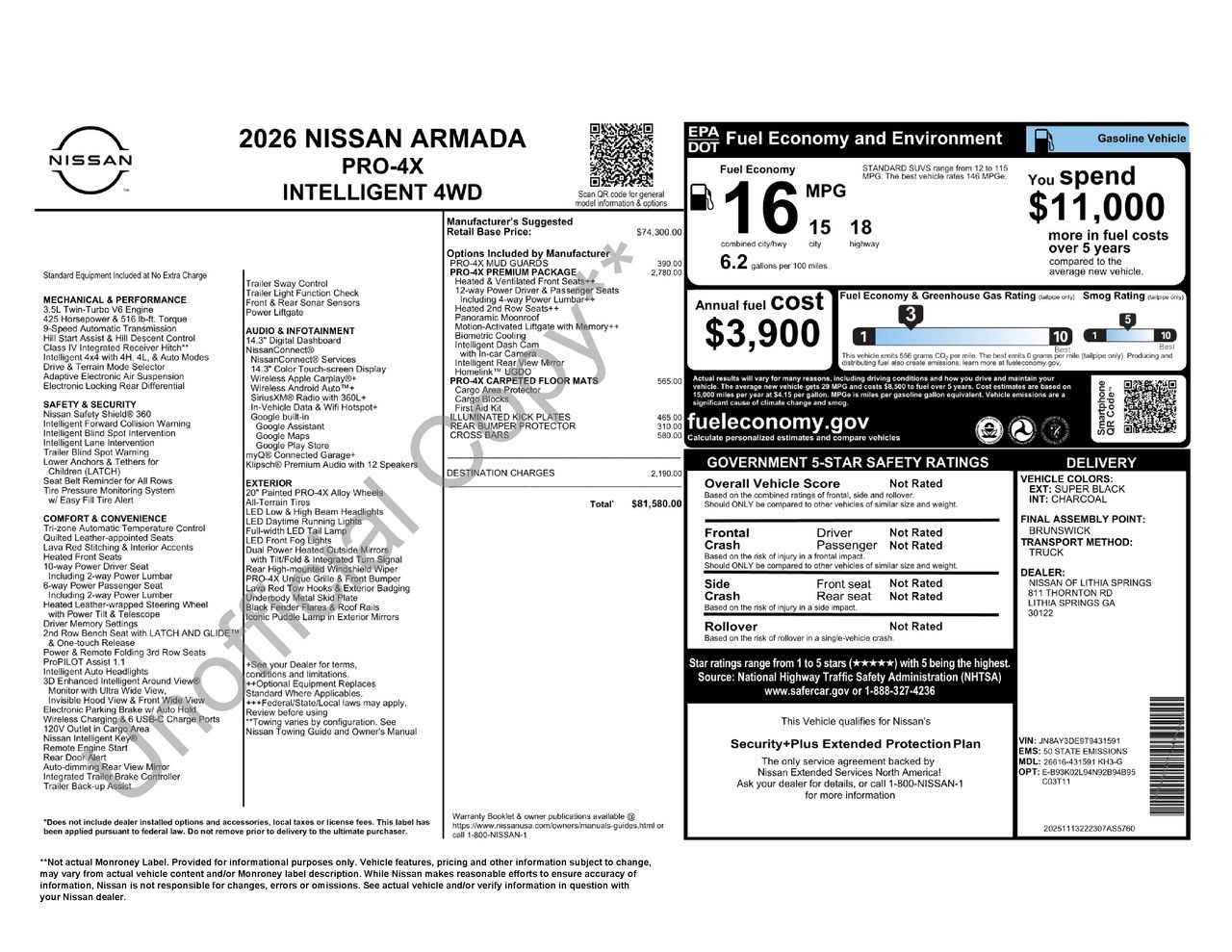 New 2026 Nissan Armada PRO-4X image 29