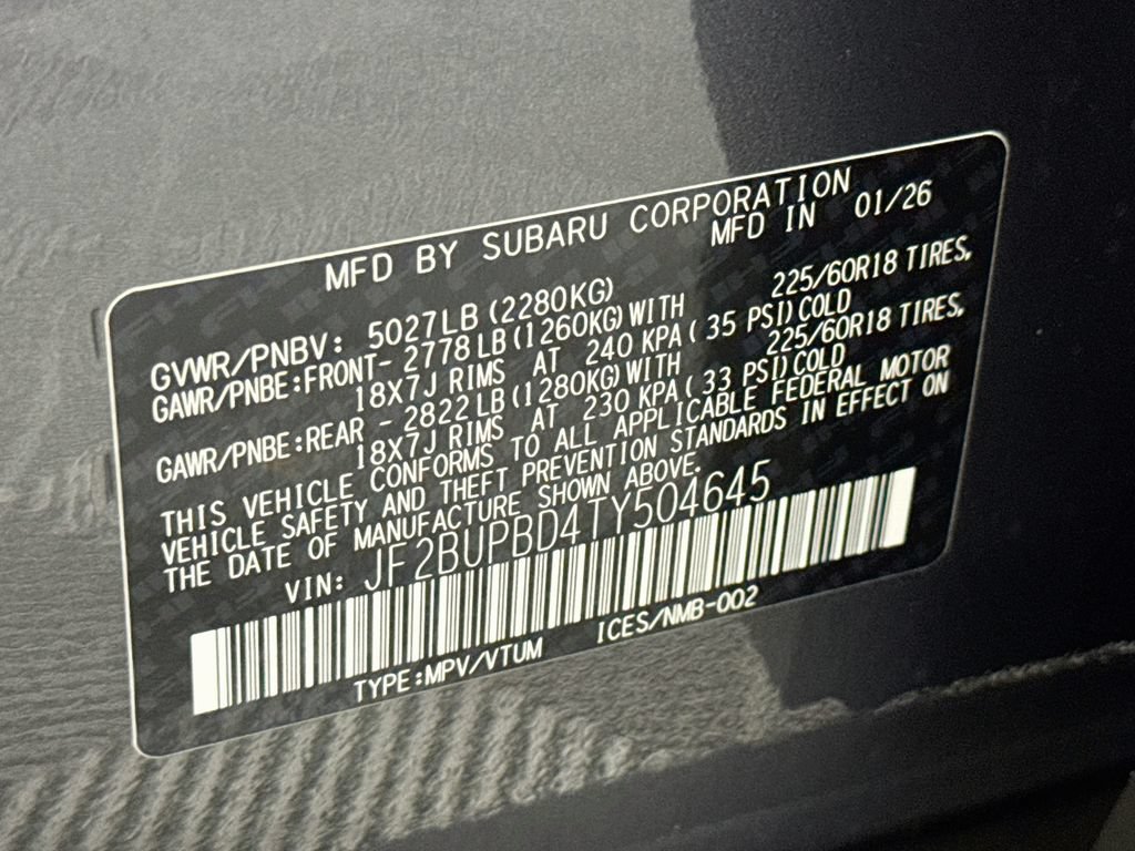Used 2026 Subaru Outback Premium AWD/4WD image 33