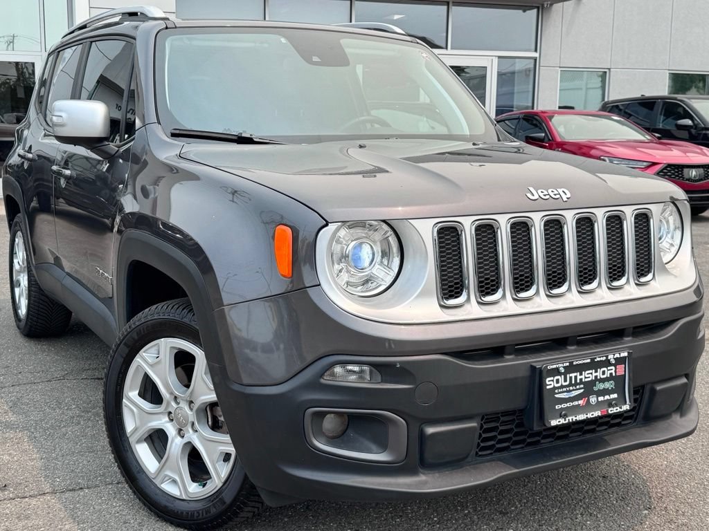 Certified 2018 Jeep Renegade Limited w/ UConnect 8.4 Nav Group