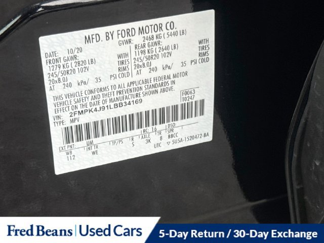 Used 2020 Ford Edge ST-Line w/ Cold Weather Package AWD/4WD image 39