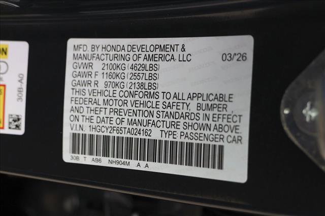 New 2026 Honda Accord EX-L image 24