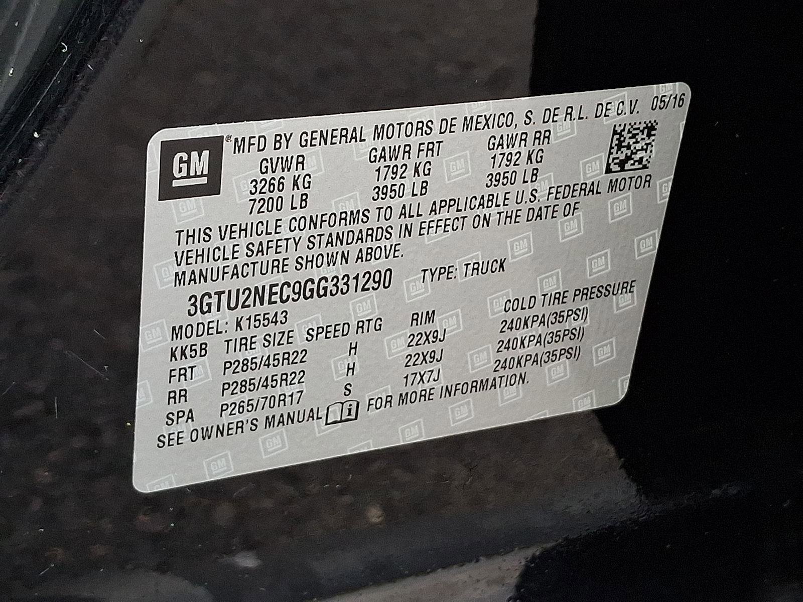 Used 2016 GMC Sierra 1500 SLT w/ All-Terrain Package image 29