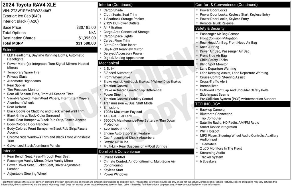 Used 2024 Toyota RAV4 XLE image 27