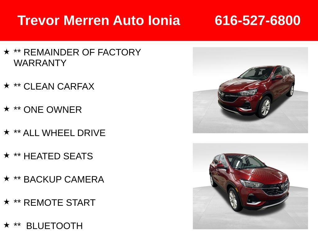 Used 2022 Buick Encore GX Preferred w/ Cold Weather Comfort Package image 8