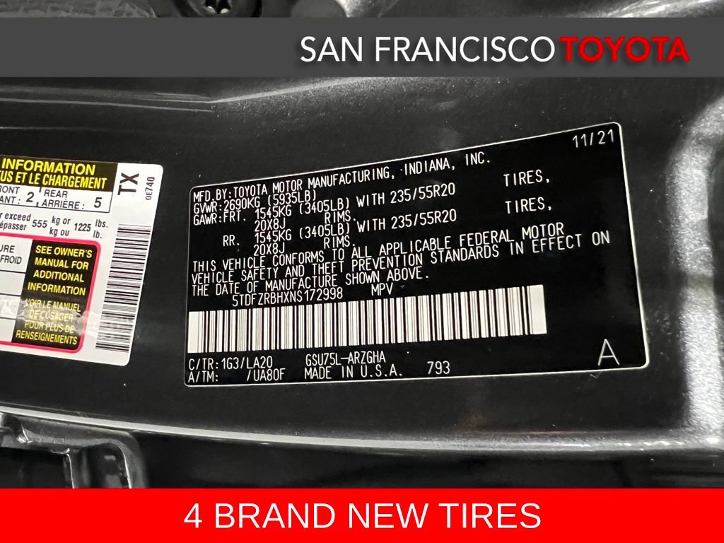 Used 2022 Toyota Highlander Platinum AWD/4WD image 43