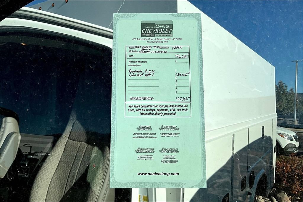 New 2025 Chevrolet Express 3500 w/ Power Convenience Package RWD image 13