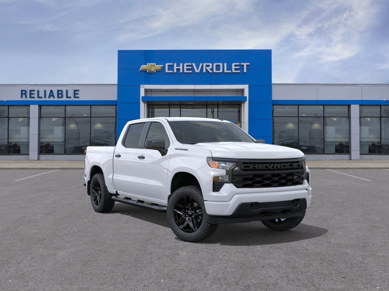 New 2026 Chevrolet Silverado 1500 Custom w/ Turbomax Blackout Package