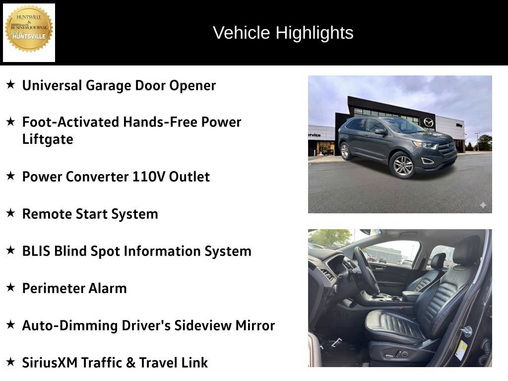 Used 2016 Ford Edge SEL w/ Equipment Group 201A FWD image 13