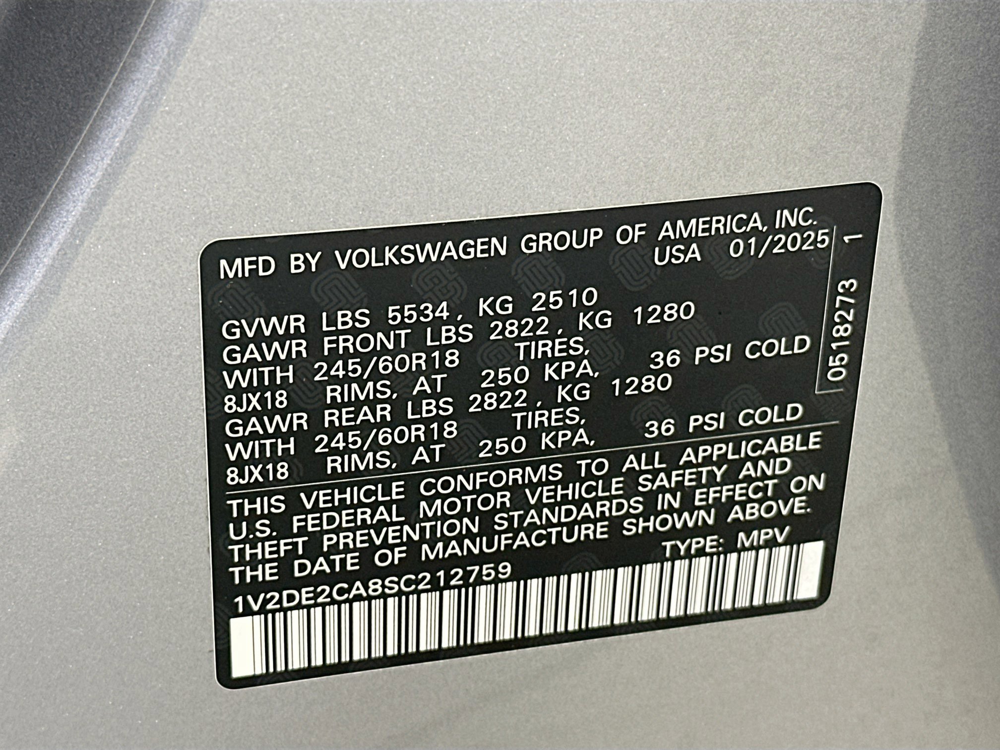 Used 2025 Volkswagen Atlas Cross Sport SE image 30