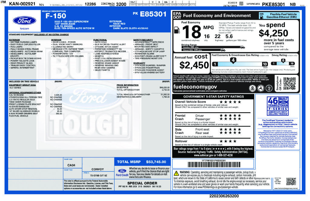 Used 2023 Ford F150 XLT AWD/4WD image 22