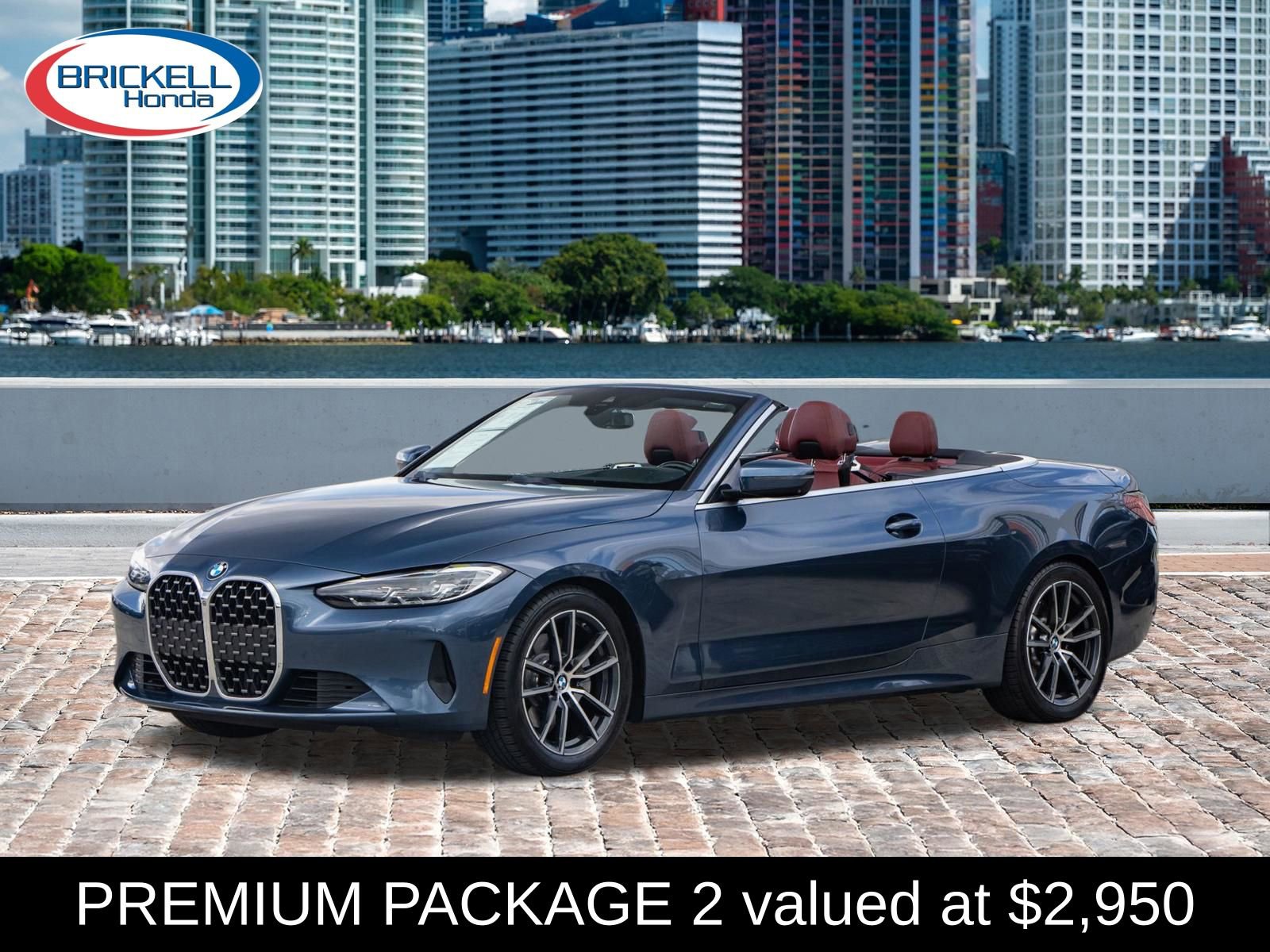 Used 2021 BMW 430i Convertible w/ Premium Package 2