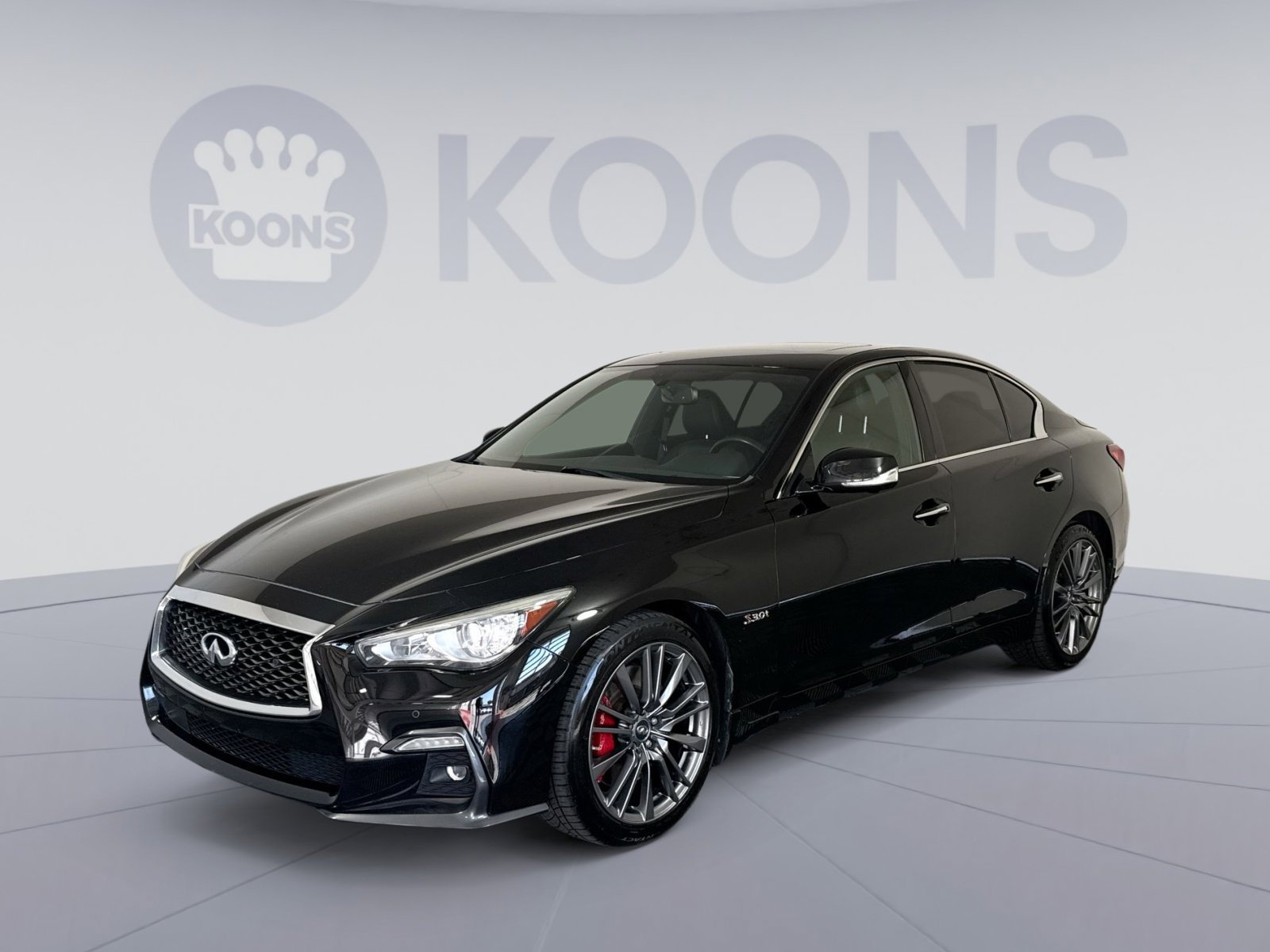 Used 2018 INFINITI Q50 Red Sport 400 w/ Sensory Package (Sport) AWD/4WD image 1