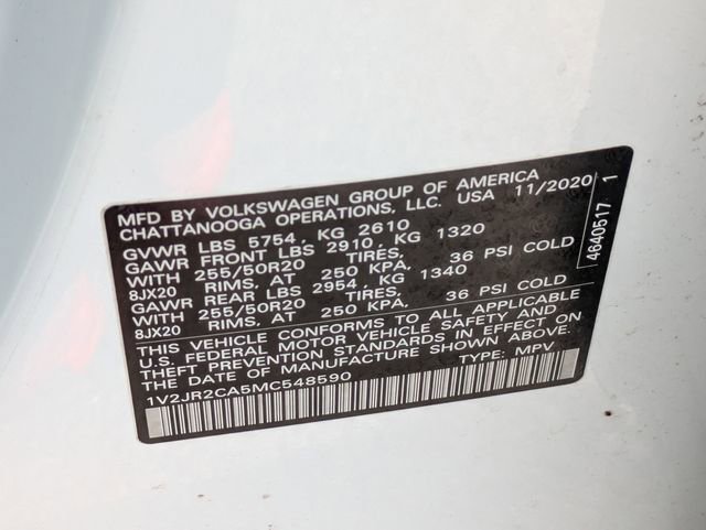 Used 2021 Volkswagen Atlas SE image 30