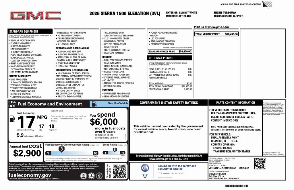 New 2026 GMC Sierra 1500 Elevation image 4