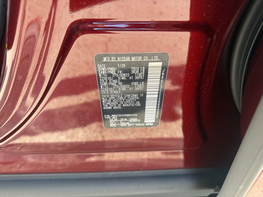 New 2025 INFINITI QX80 Autograph image 37