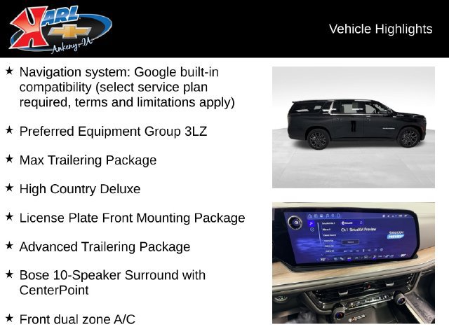 Certified 2026 Chevrolet Suburban High Country AWD/4WD image 2