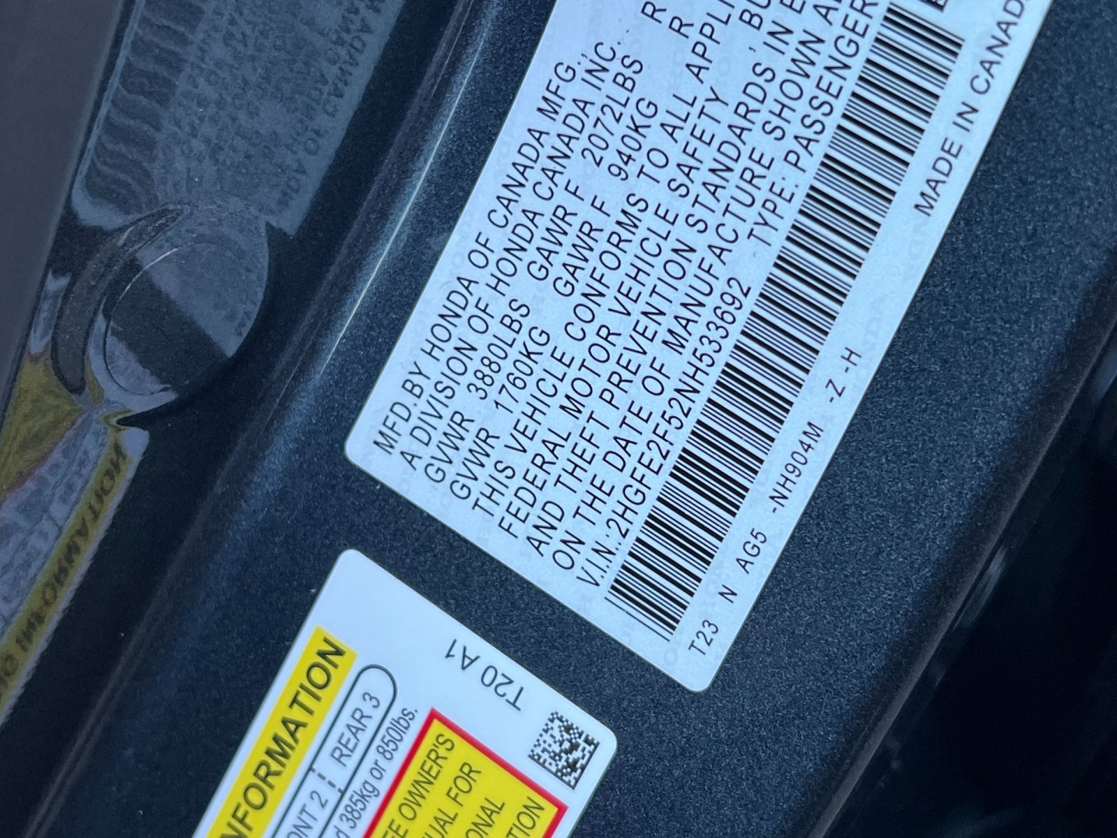 Used 2022 Honda Civic Sport image 27