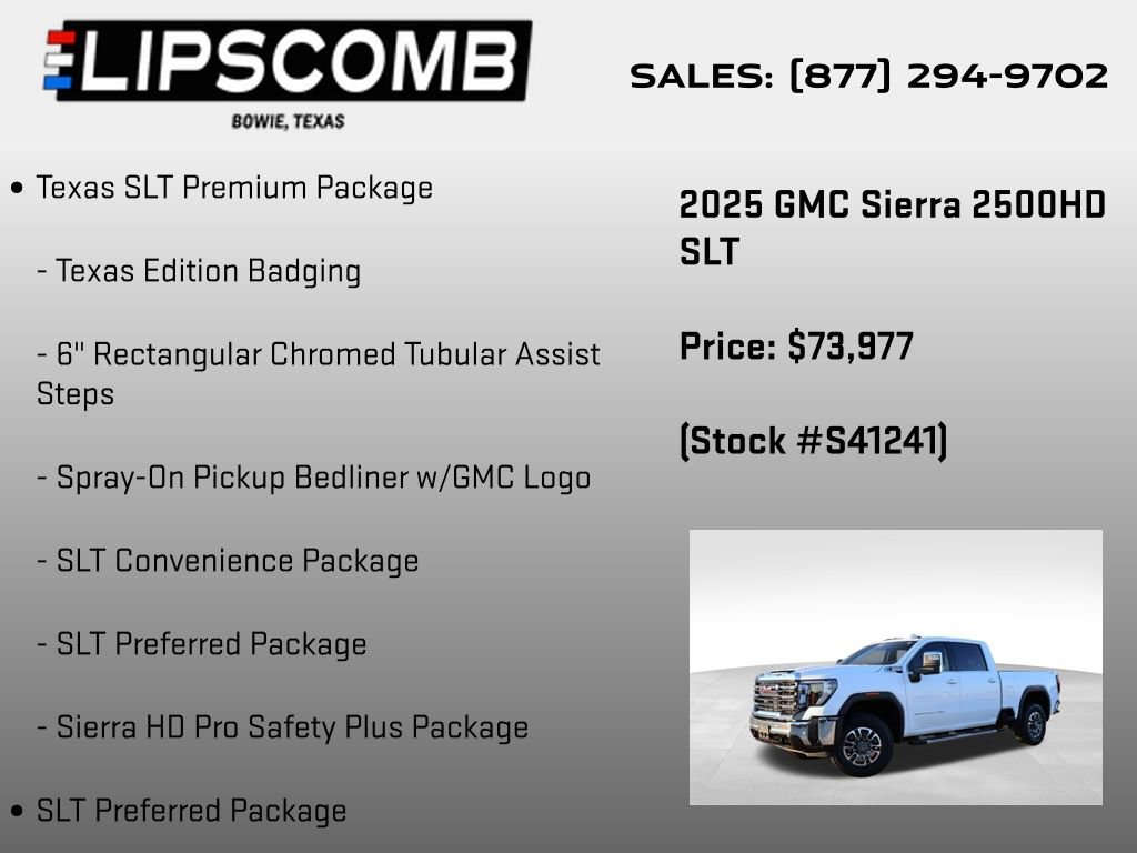 Used 2025 GMC Sierra 2500 SLT w/ Texas SLT Premium Package image 12