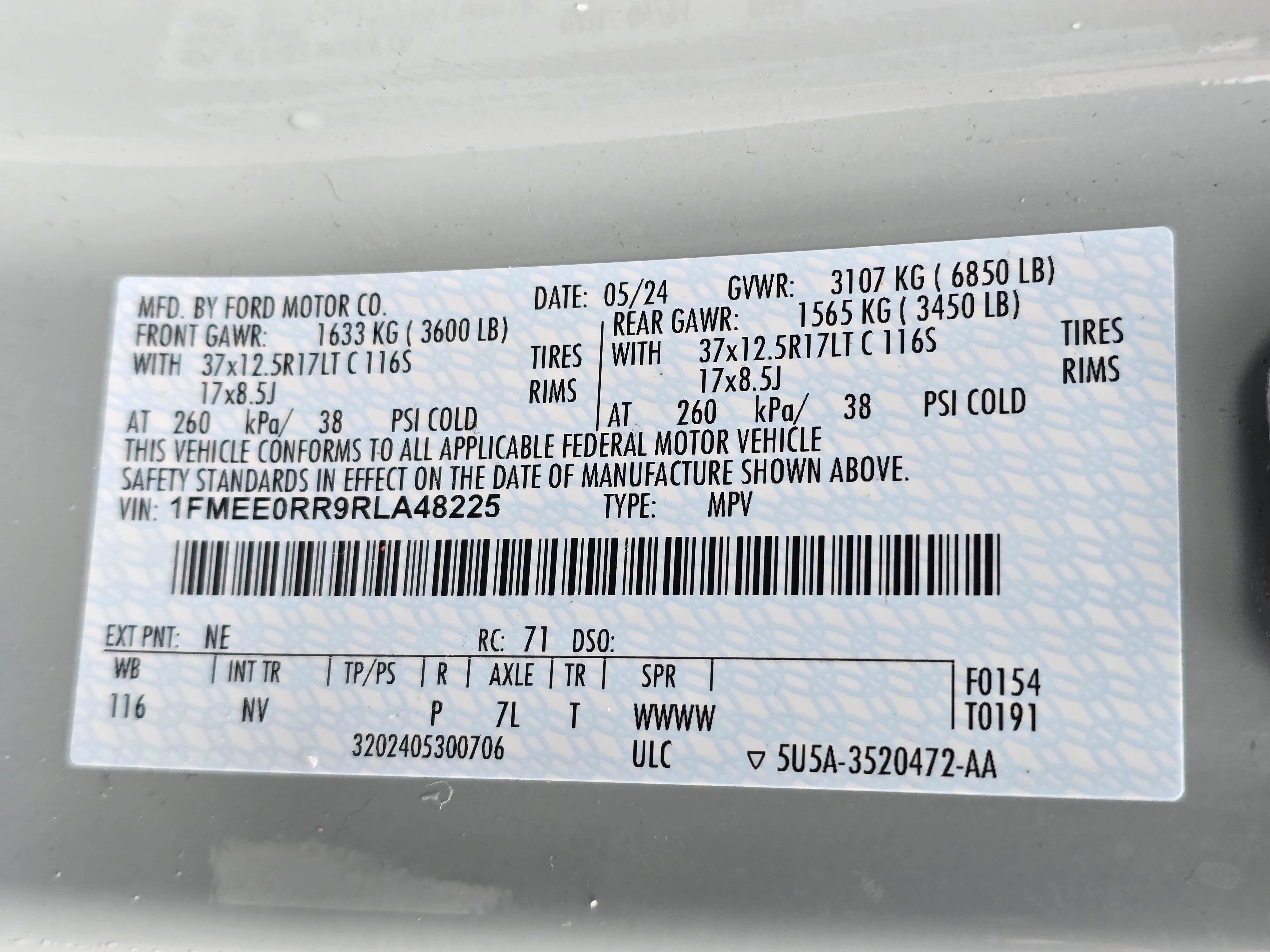 Used 2024 Ford Bronco Raptor w/ Interior Carbon Fiber Pack 6 image 30