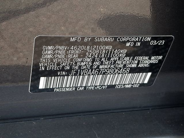 Certified 2023 Subaru WRX AWD/4WD image 25