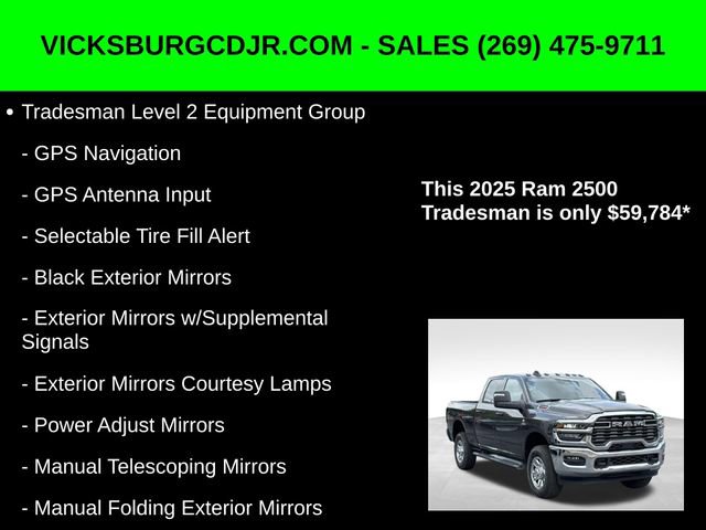 New 2025 RAM 2500 Tradesman image 16