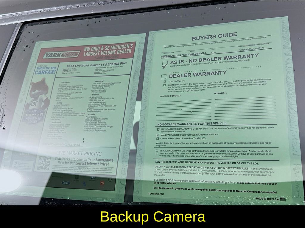 Used 2024 Chevrolet Blazer LT w/ Sound & Technology Package image 13