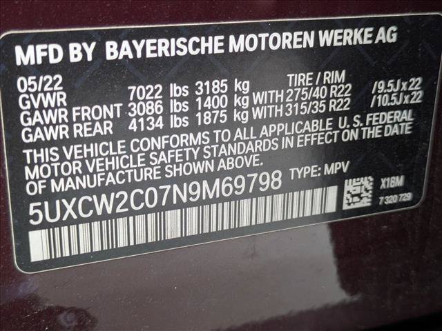 Used 2022 BMW X7 xDrive40i w/ Premium Package AWD/4WD image 16