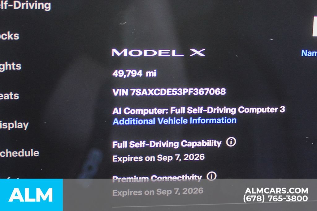 Used 2023 Tesla Model X AWD/4WD image 28