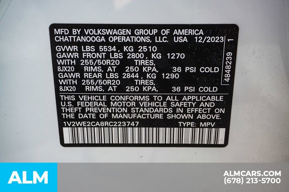 Used 2024 Volkswagen Atlas Cross Sport SE image 59