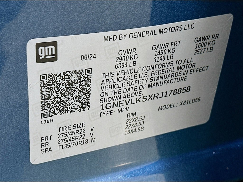 Used 2024 Chevrolet Traverse RS image 35