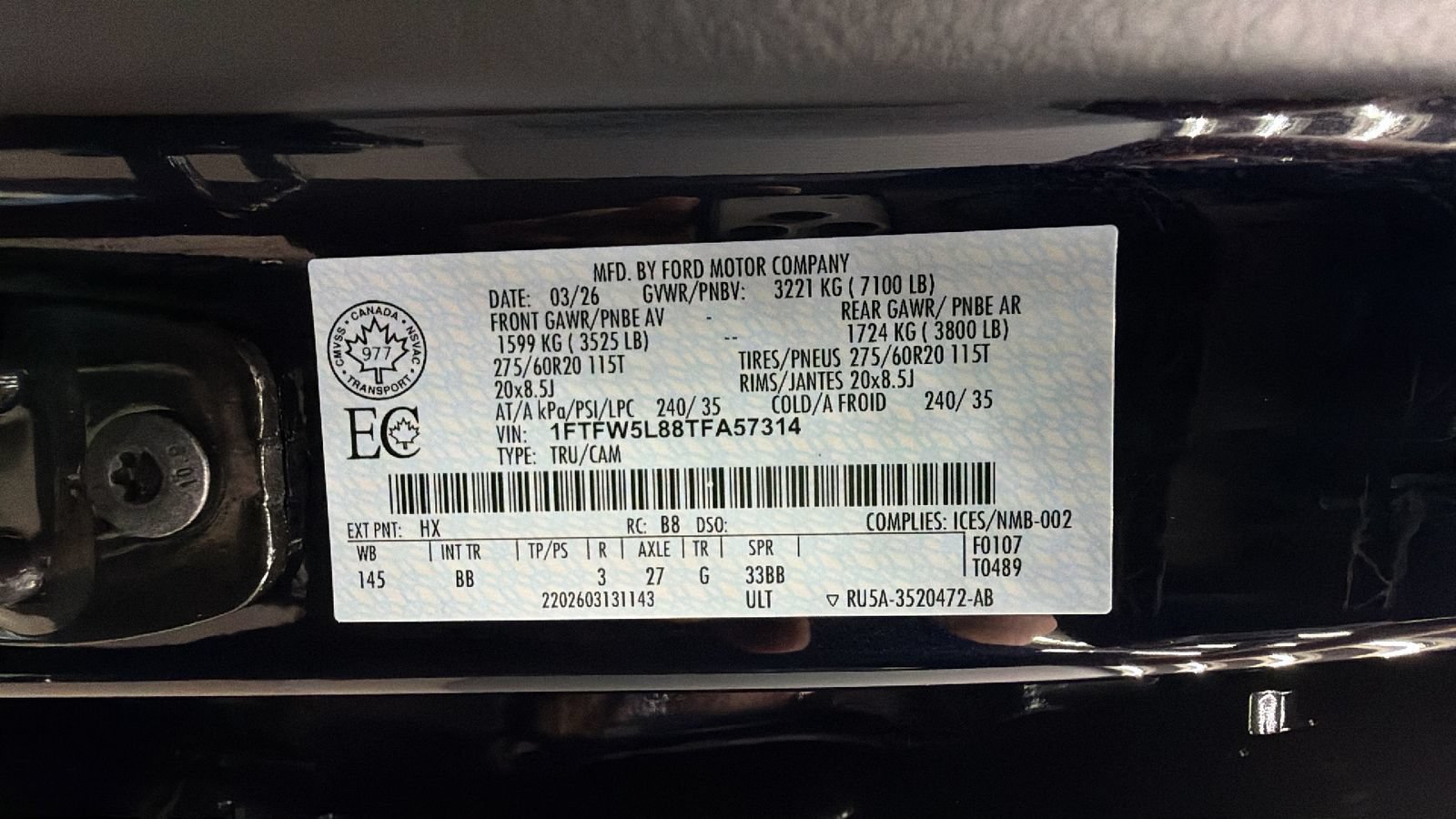 Used 2026 Ford F150 Lariat AWD/4WD image 46
