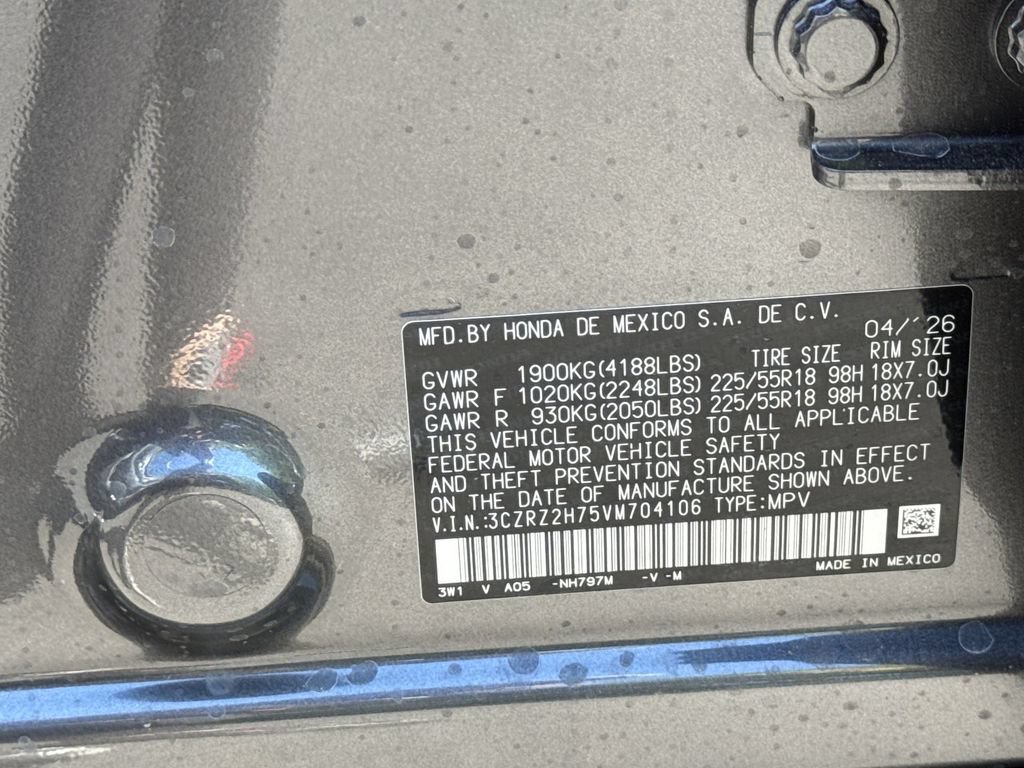 New 2027 Honda HR-V EX-L image 25