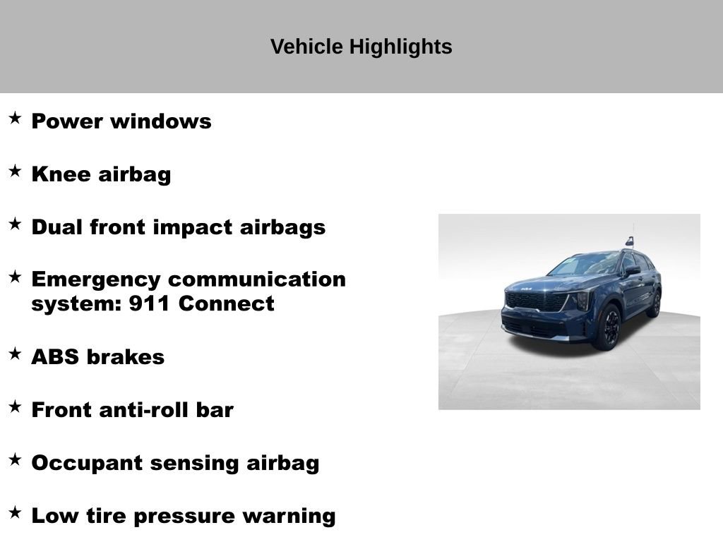 Certified 2025 Kia Sorento S w/ Panoramic Sunroof Package image 37