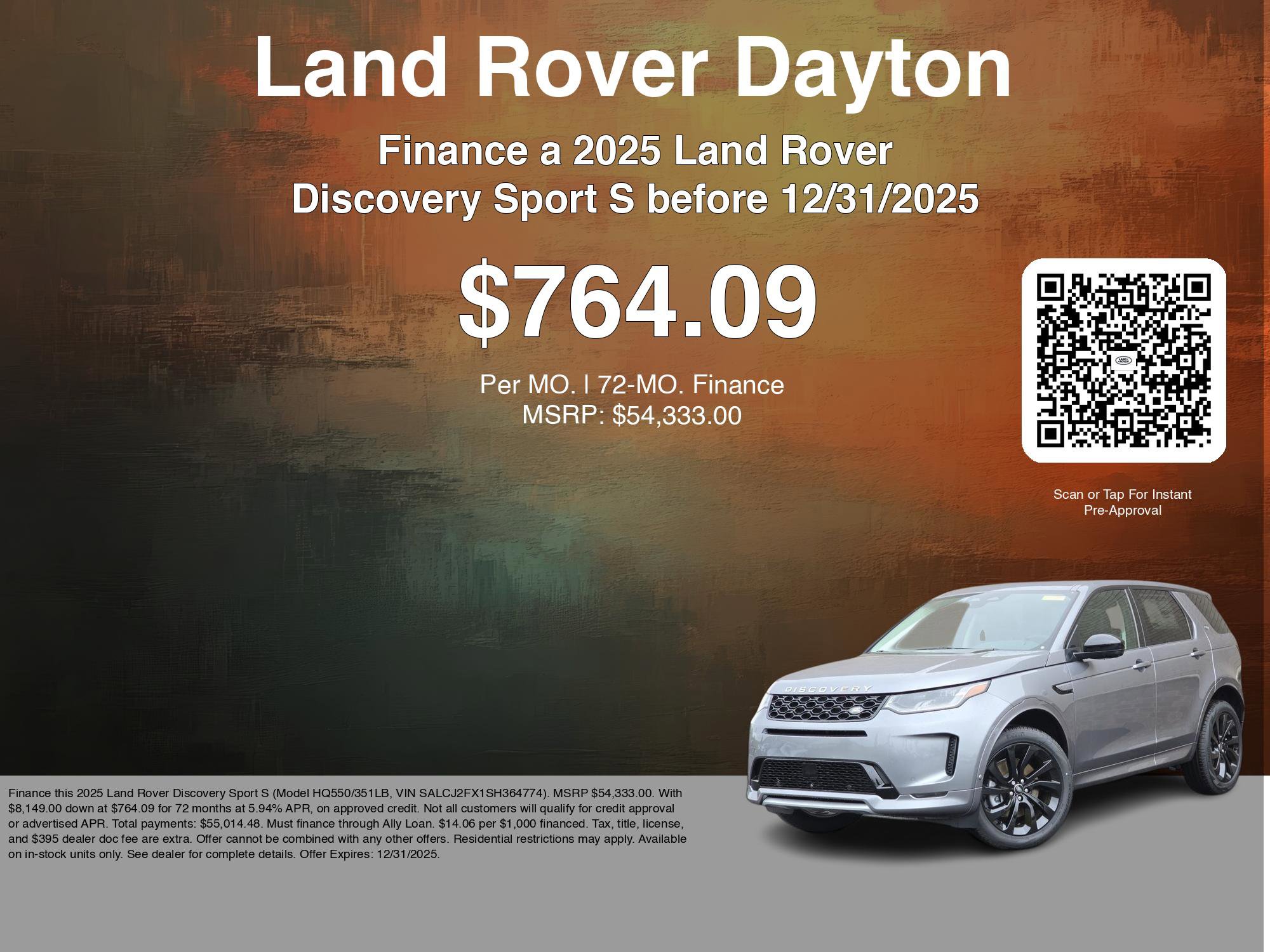 New 2025 Land Rover Discovery Sport S image 7