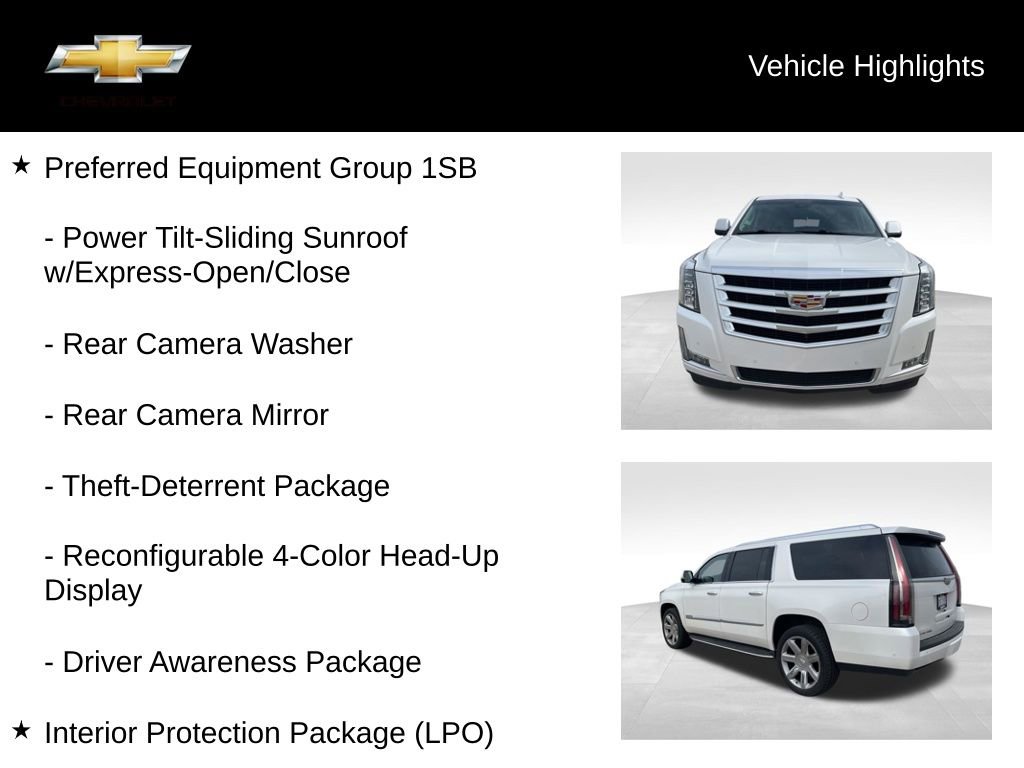 Used 2017 Cadillac Escalade ESV Luxury image 19