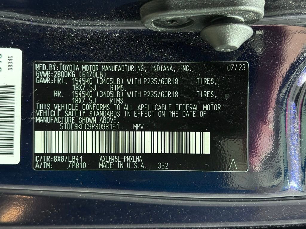 Certified 2023 Toyota Sienna Platinum image 35