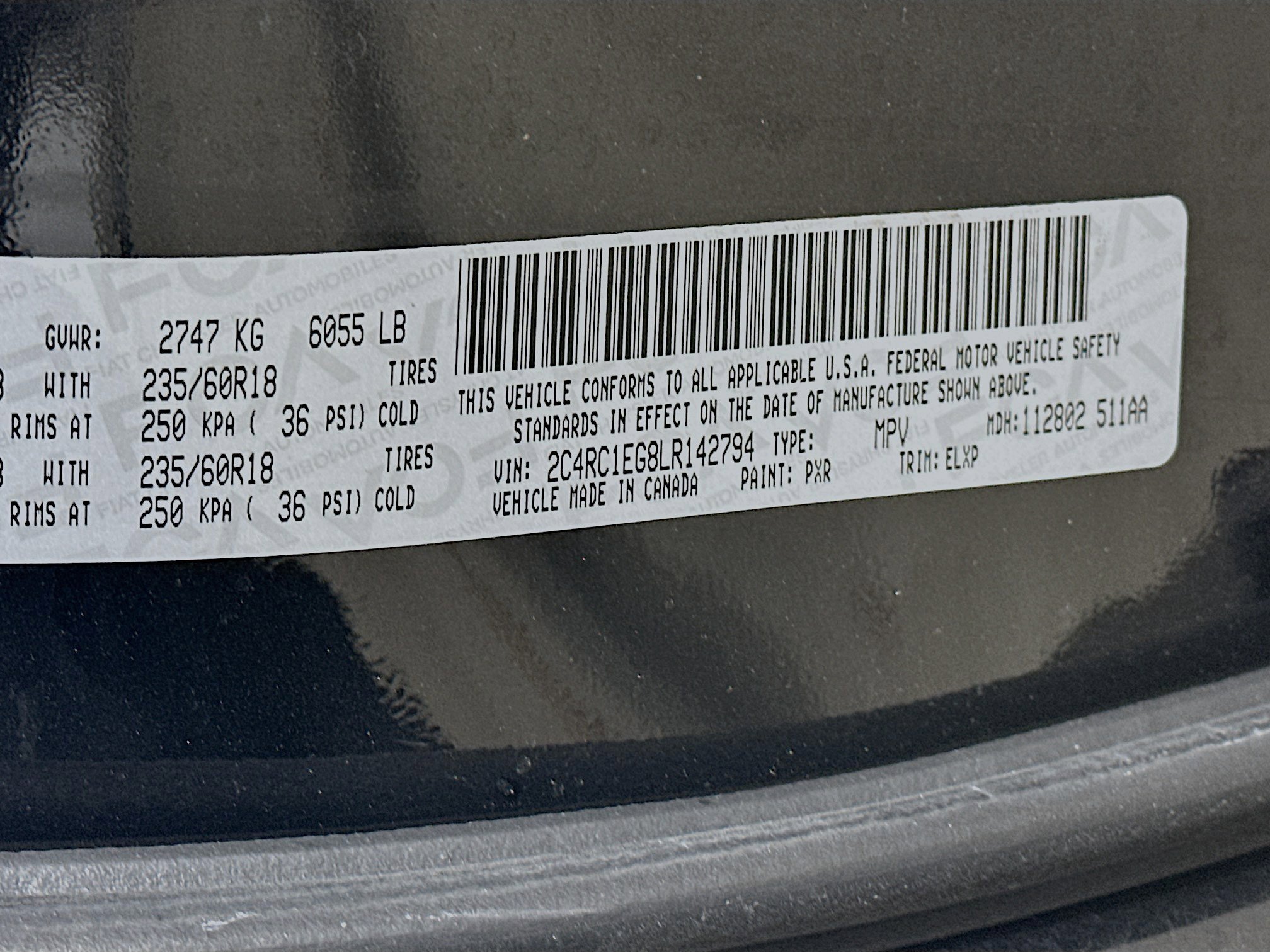 Used 2020 Chrysler Pacifica Touring-L Plus w/ Tire & Wheel Group image 44