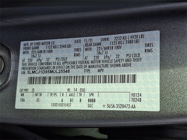 Used 2021 Lincoln Corsair AWD w/ Equipment Group 101A image 25