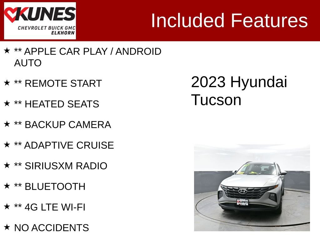 Used 2023 Hyundai Tucson Blue image 2