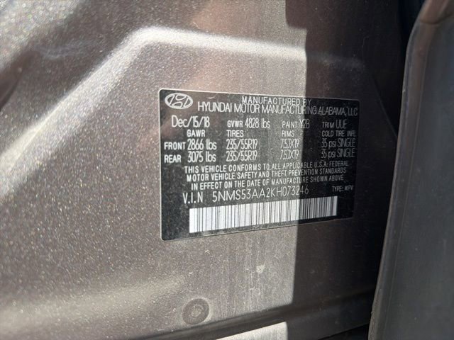 Used 2019 Hyundai Santa Fe Limited FWD image 23