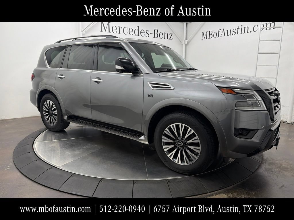 Used 2022 Nissan Armada SL w/ Midnight Edition Package RWD image 1