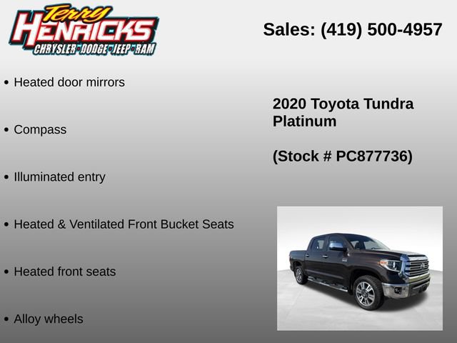 Used 2020 Toyota Tundra Platinum AWD/4WD image 23