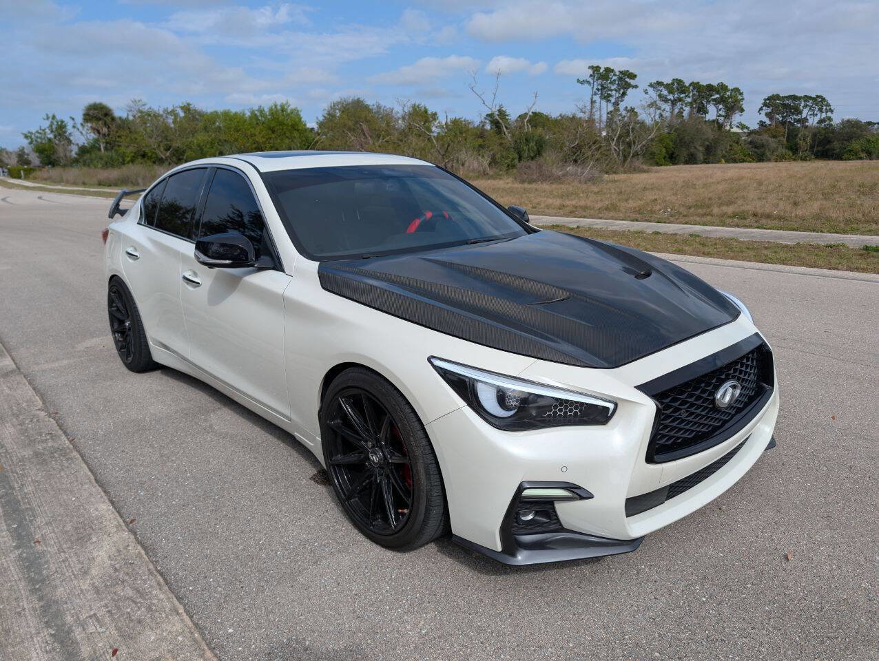 Used 2019 INFINITI Q50 Red Sport 400 w/ Proactive Package image 4