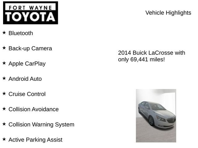 Used 2014 Buick LaCrosse Leather w/ Driver Confidence Package image 7