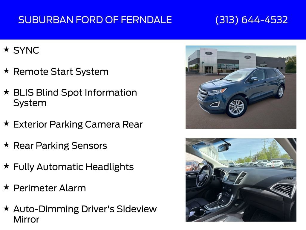 Used 2016 Ford Edge SEL w/ Equipment Group 201A AWD/4WD image 21