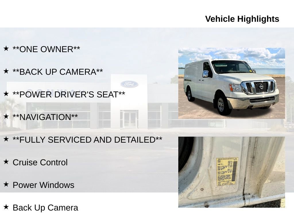 Used 2012 Nissan NV 2500 SV w/ Technology Pkg image 6