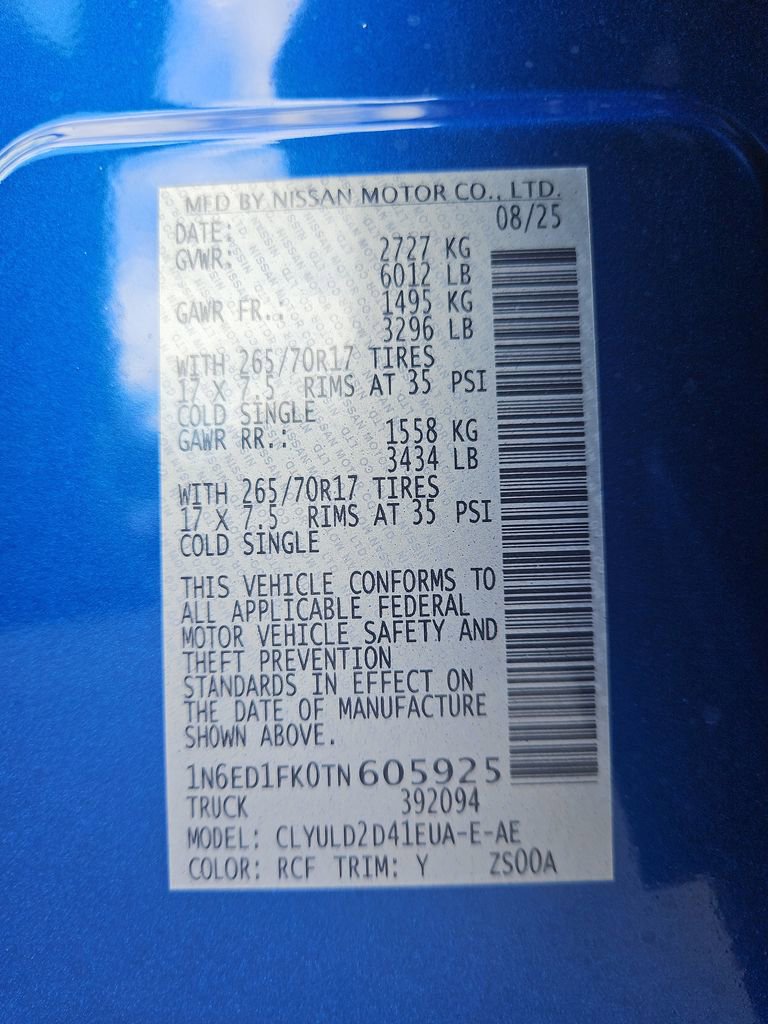 New 2026 Nissan Frontier PRO-4X w/ Pro Premium Package AWD/4WD image 31