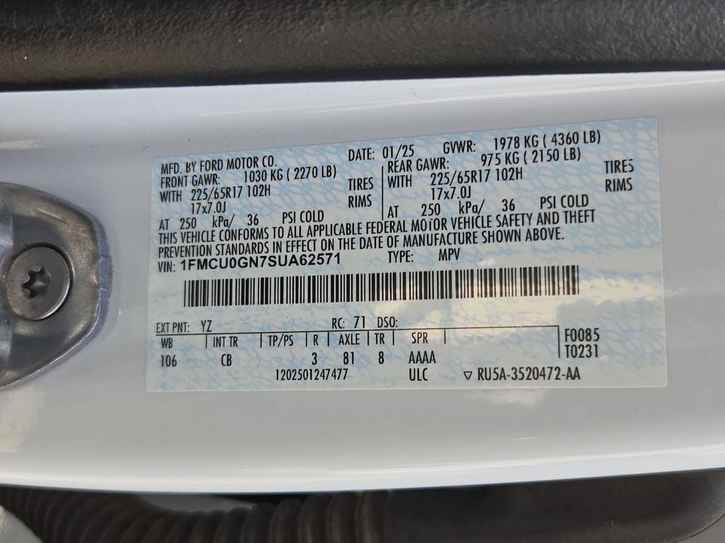 Used 2025 Ford Escape Active FWD image 28